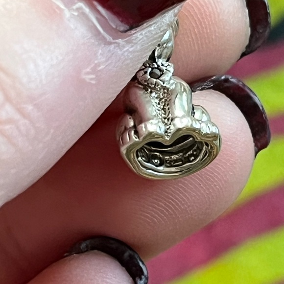 VTG Whimsigoth Cat Kitten Sterling Silver 925 Bracelet Charm - Picture 5 of 5